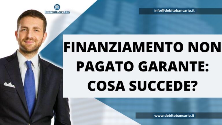 Sono garante di un prestito insoluto: Come ho risolto la mia situazione inaspettata