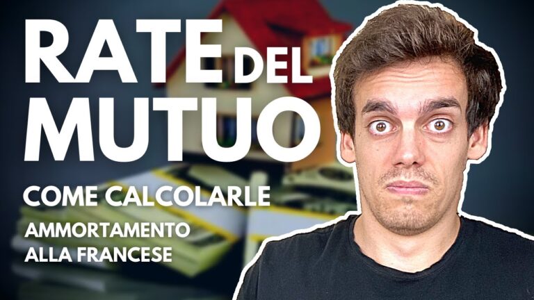 Calcolo rata mutuo con preammortamento: scopri come risparmiare sulle tue rate!