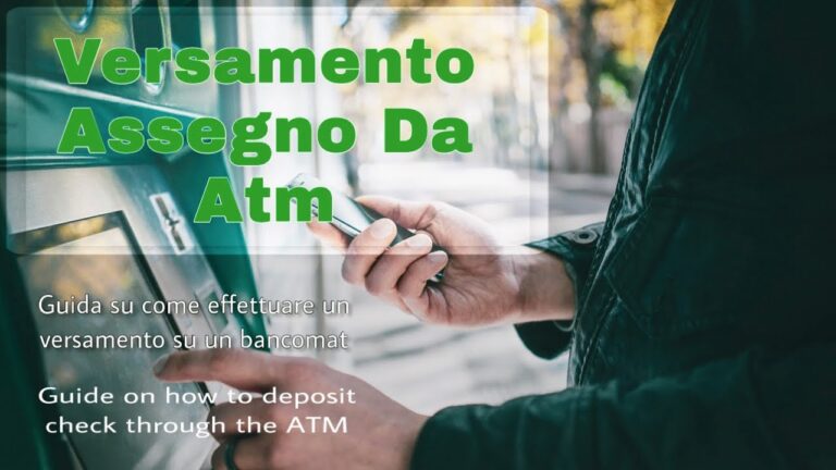 Come Versare un Assegno al Bancomat Intesa Sanpaolo