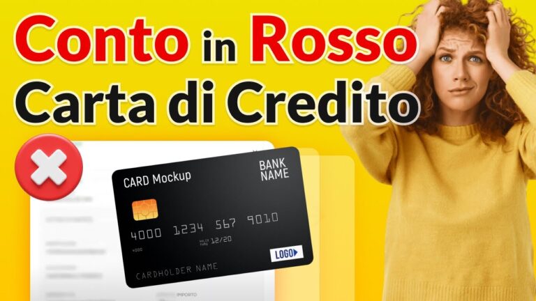 Carta di Credito Bloccata: Cosa Fare se il Conto è in Rosso